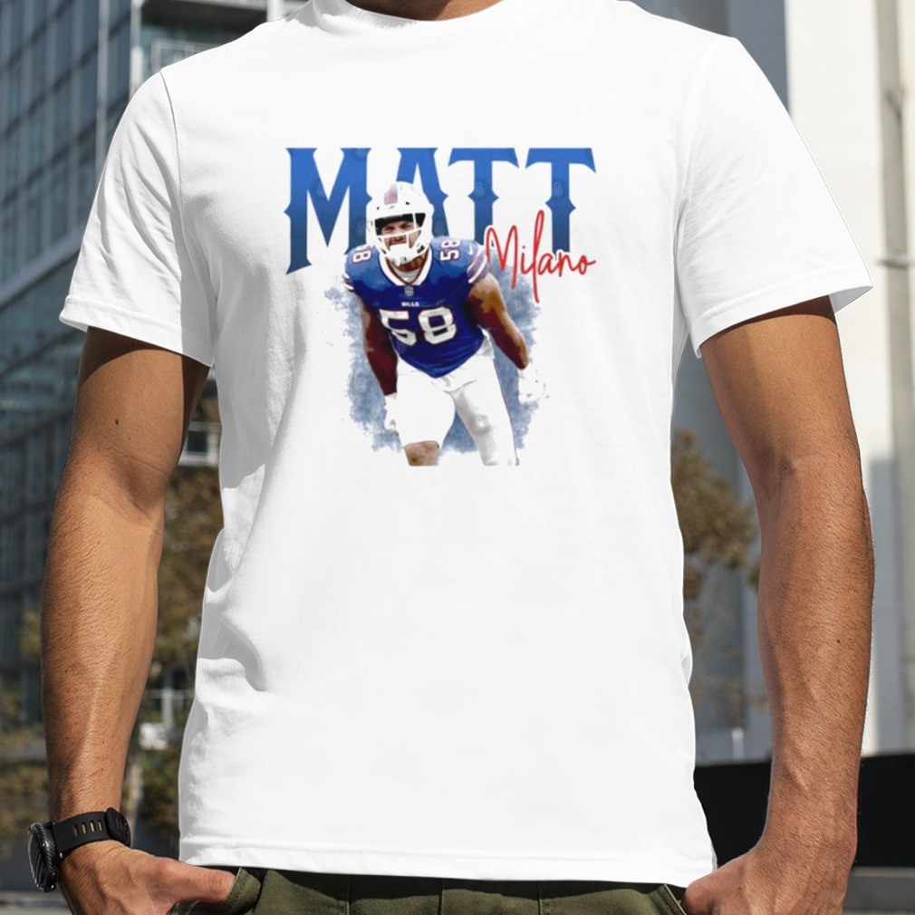 matt Milano 58 Buffalo Bills shirt