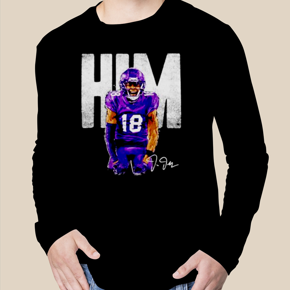 Awesome him Justin Jefferson Minnesota Vikings bold shirt