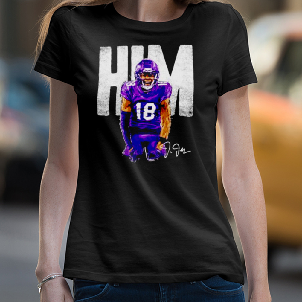 Awesome him Justin Jefferson Minnesota Vikings bold shirt