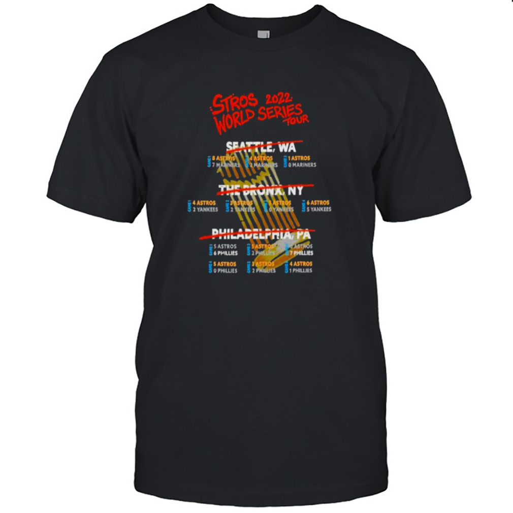 Stros 2022 Houston Astros World Series Tour Shirt