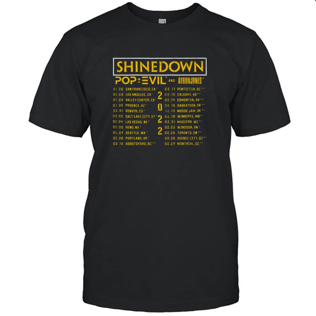 To Make Them Realize This Is My Life Shinedown 2022 Tour Date shirt