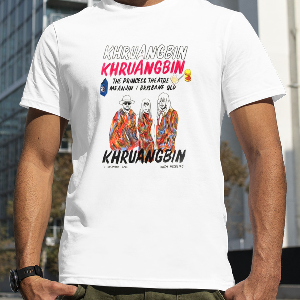 Khruangbin woolloongabba dec 1st 2022 the princess theatre australia shirt