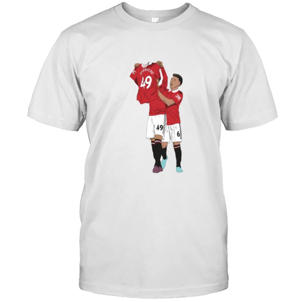 Number 49 Alejandro Garnacho Shirt Goal Celebration shirt