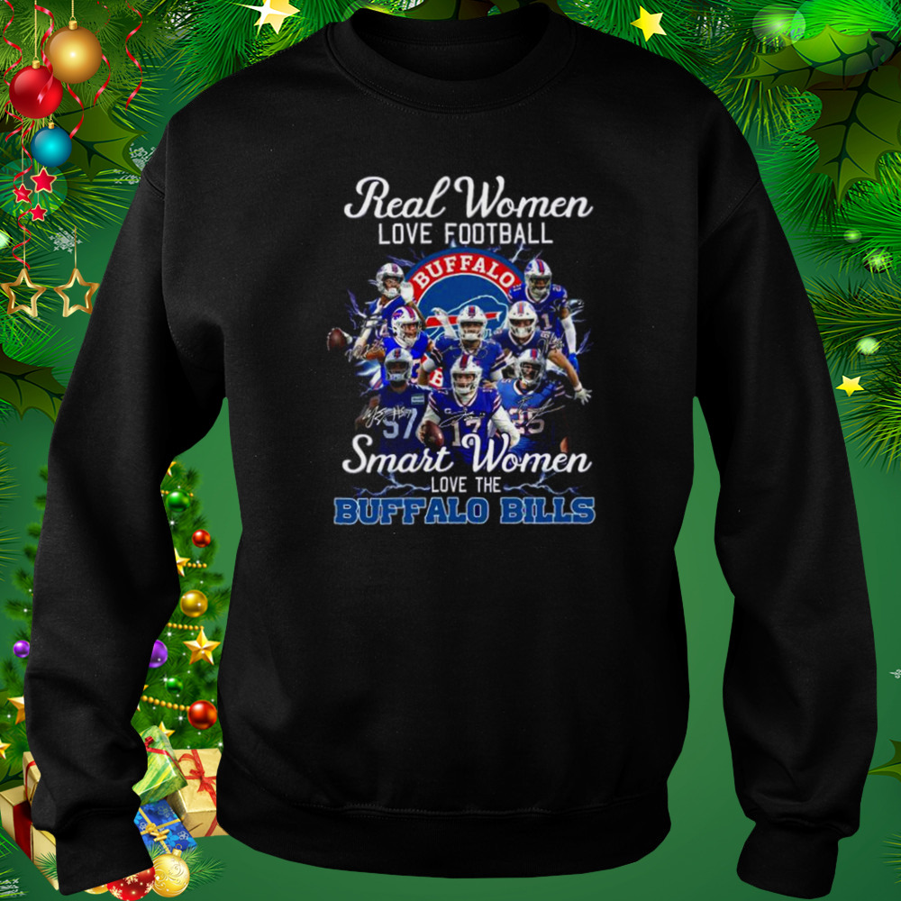 Buy Real Women Love Football Smart Women Love The Buffalo Bills Shirt For  Free Shipping CUSTOM XMAS PRODUCT COMPANY