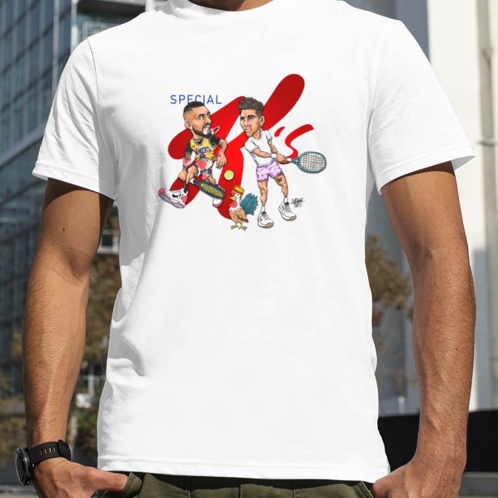 Special K’s Nick Kyrgios & Thanasi Kokkinakis shirt
