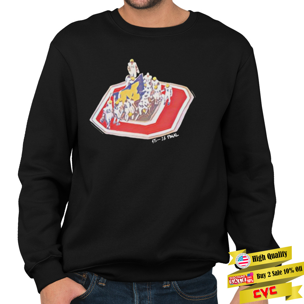 45-23 final Michigan Wolverines football shirt 5 Unisex Crewneck Sweatshirt