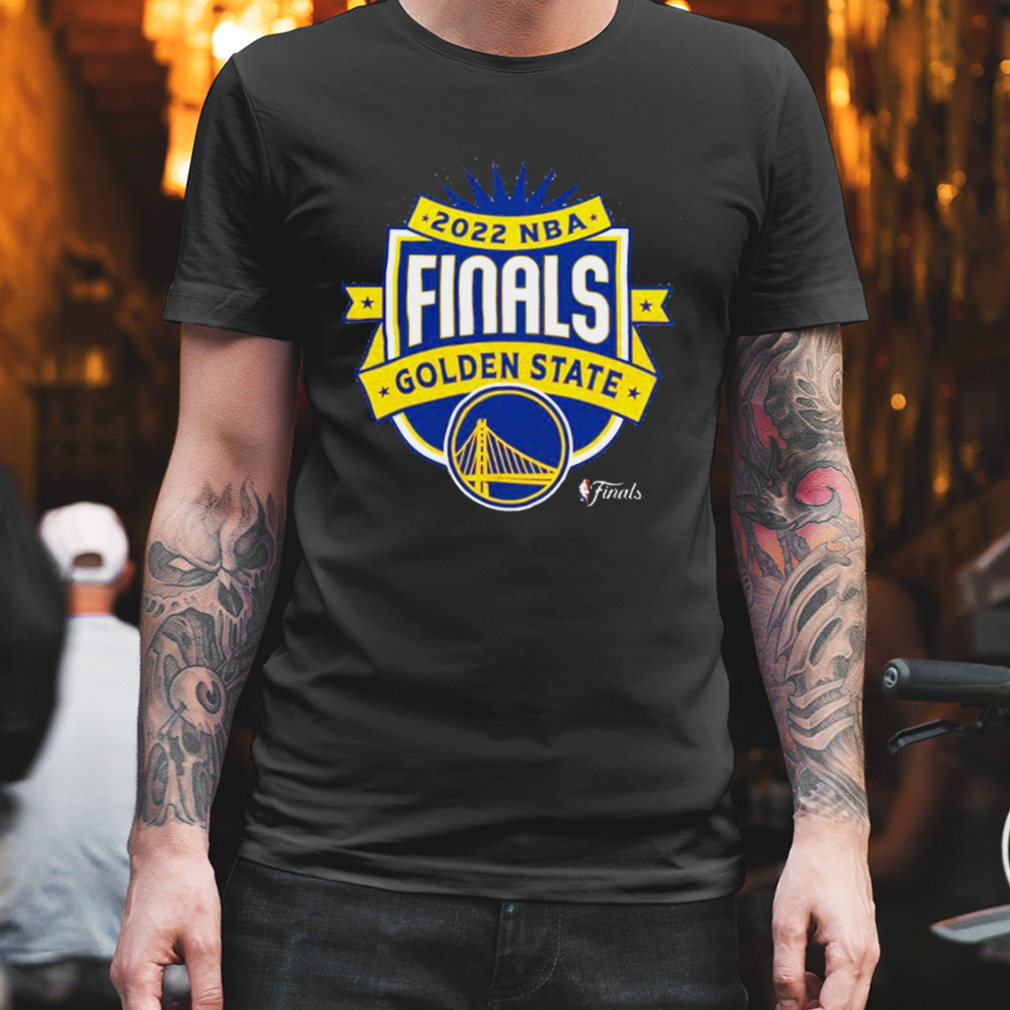 Sportiqe Gray Golden State Warriors 2022 NBA Finals Crest Phoebe Shirt