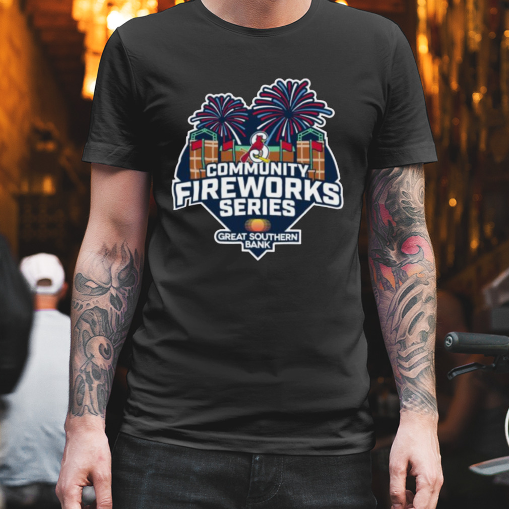 St Louis Cardinals Community Fireworks Series Great Southern Bank shirt