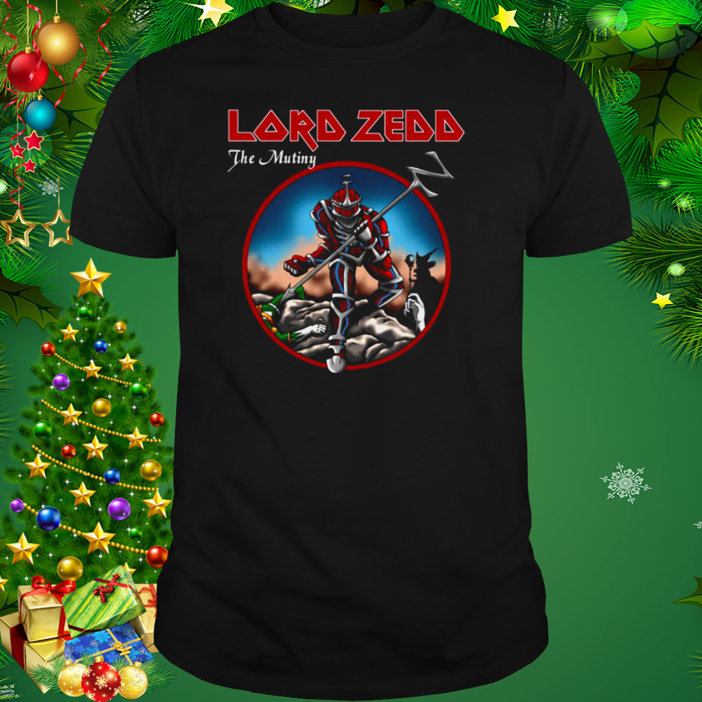The Mutiny Lord Zedd Power Rangers X Iron Maiden shirt
