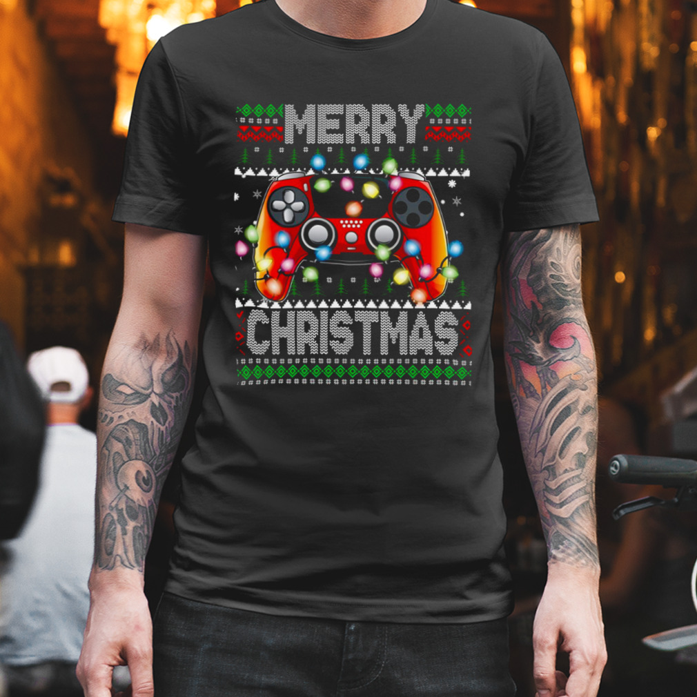 Video Game Controller Gamer Christmas shirt