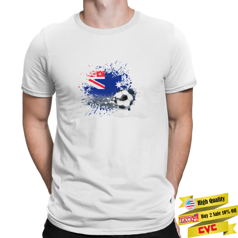 WORLD CUP 2022 AUSTRALIAN FLAG TEXTLESS shirt 1 Unisex T-shirt