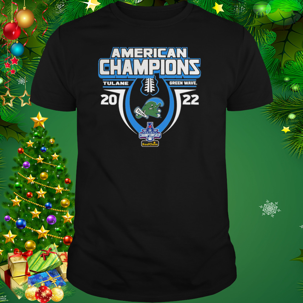 2022 AAC Football Conference Champions Tulane Green Wave shirt