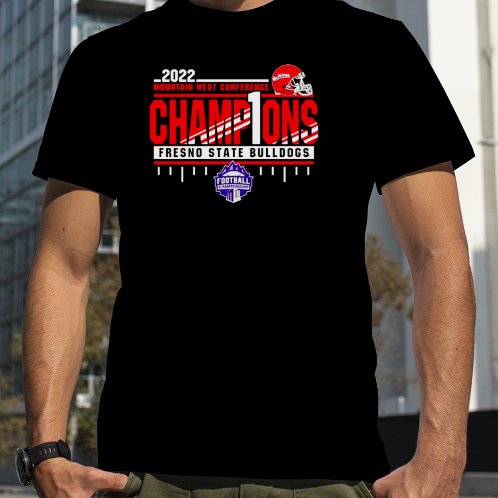 2022 Mountain West Football Conference Champions Fresno State Bulldogs Shirt