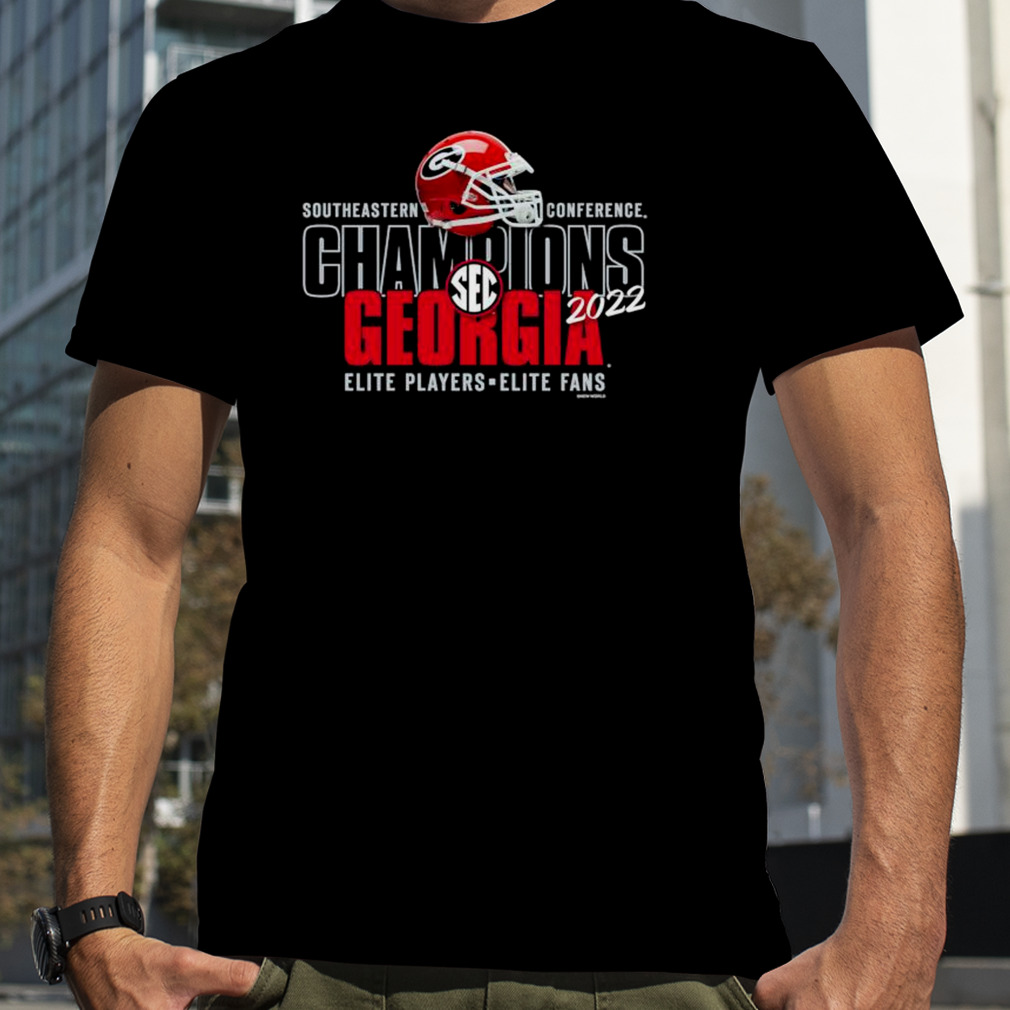 2022 SEC Champions Georgia Bulldogs elite players elite fans shirt