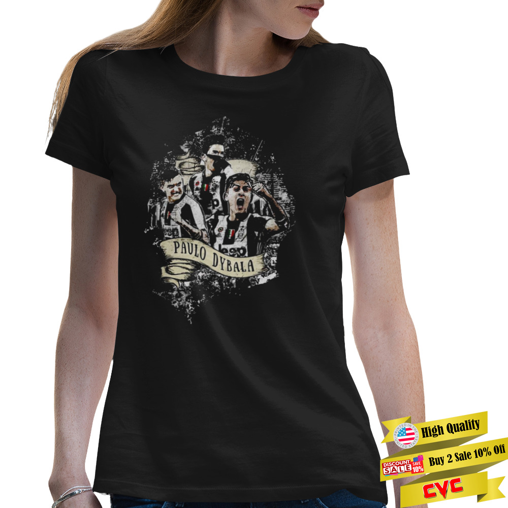Art Painting Paulo Dybala Football Fanart shirt 2 Premium Ladies Tee