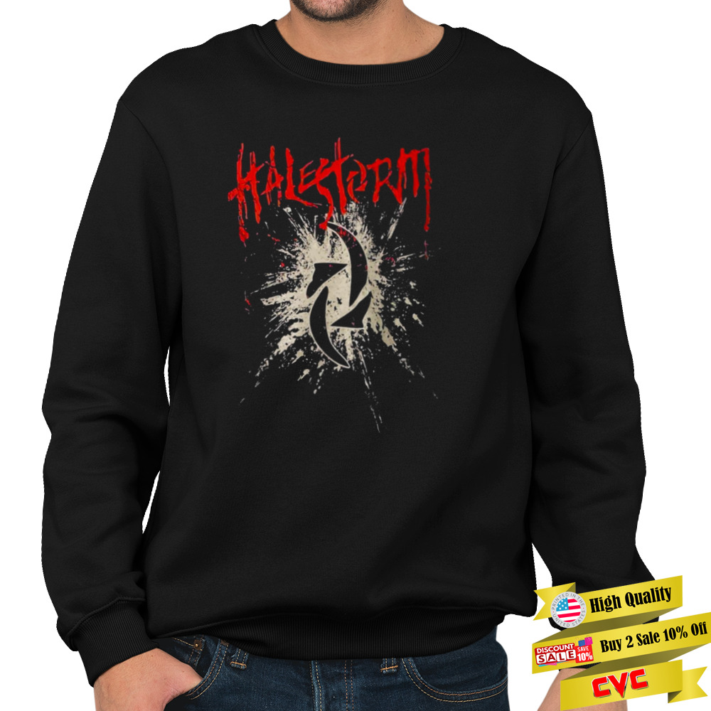 Band Rock Music Logo Halestorm shirt 5 Unisex Crewneck Sweatshirt
