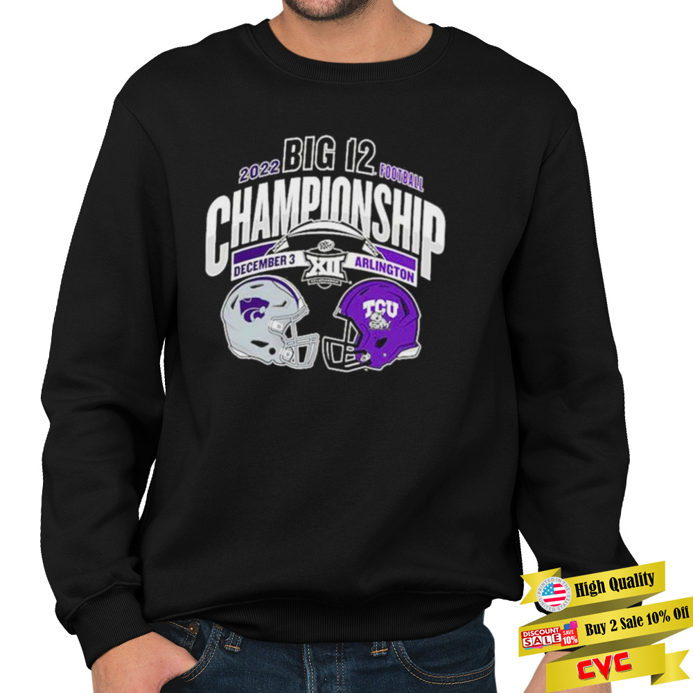 Big 12 Football 2022 Championship Horned Frogs vs Arlington Bound Shirt 5 Unisex Crewneck Sweatshirt