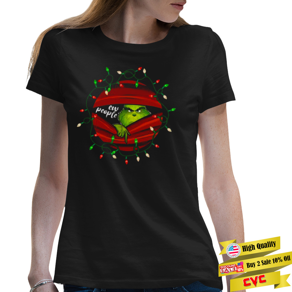 Blood Inside Grinch Eww People Christmas Lights shirt 2 Premium Ladies Tee