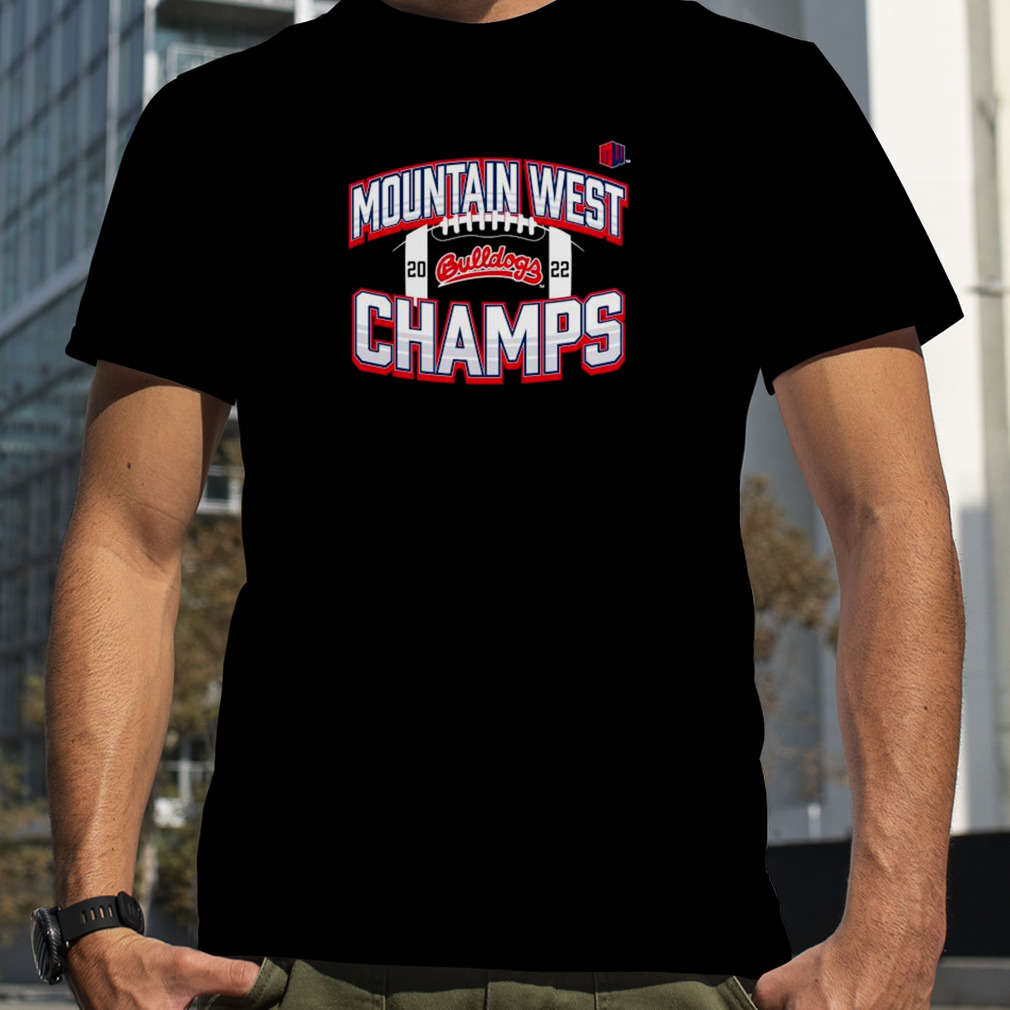 Bulldogs 2022 Mountain west conference champions shirt