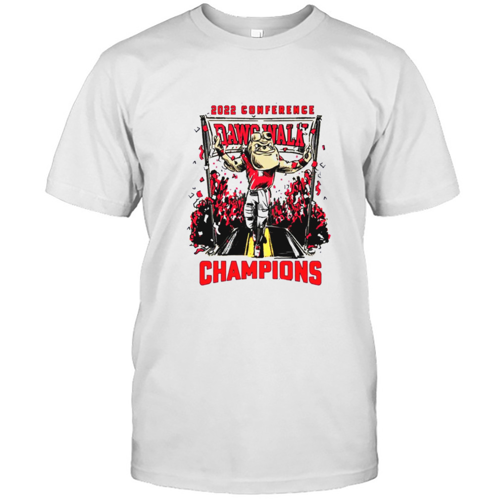 Dawg Walk Georgia Bulldogs 2022 SEC Champions Shirt