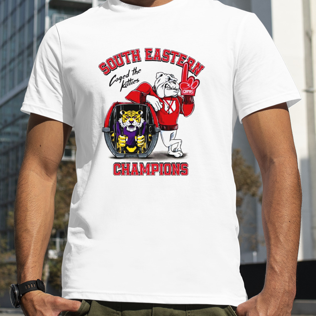 Georgia Bulldogs south eastern champions coged the kitties shirt