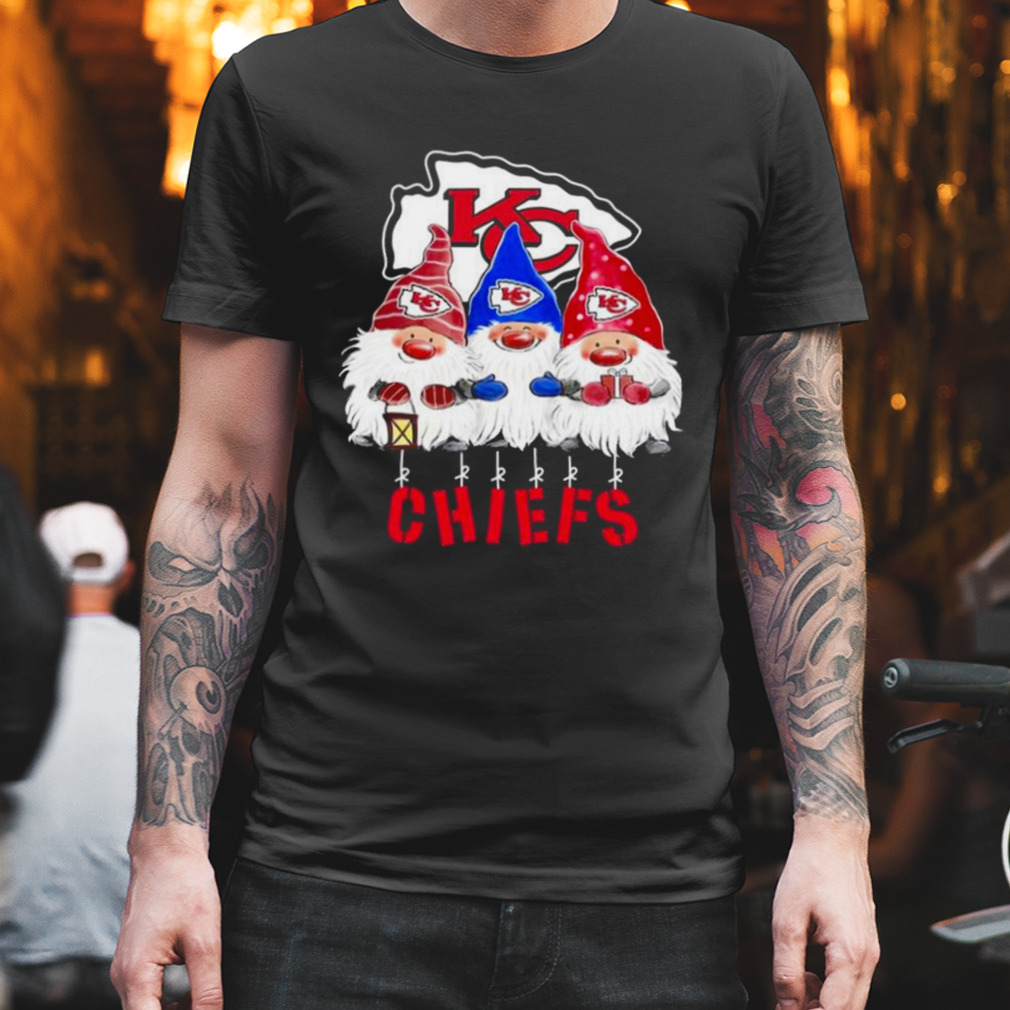 Kansas City Chiefs Team Gnomies Christmas Shirt - High-Quality