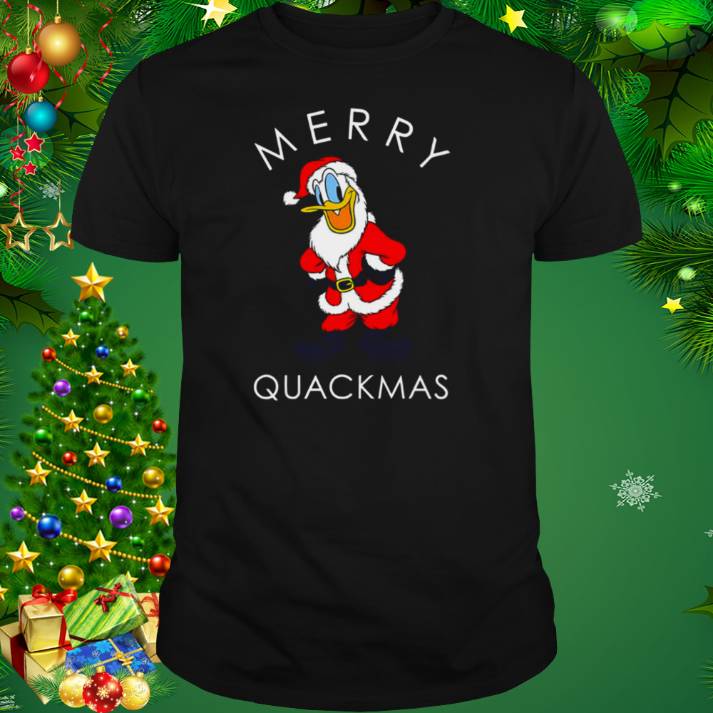 Merry Quackmas Duck Donald Santa shirt