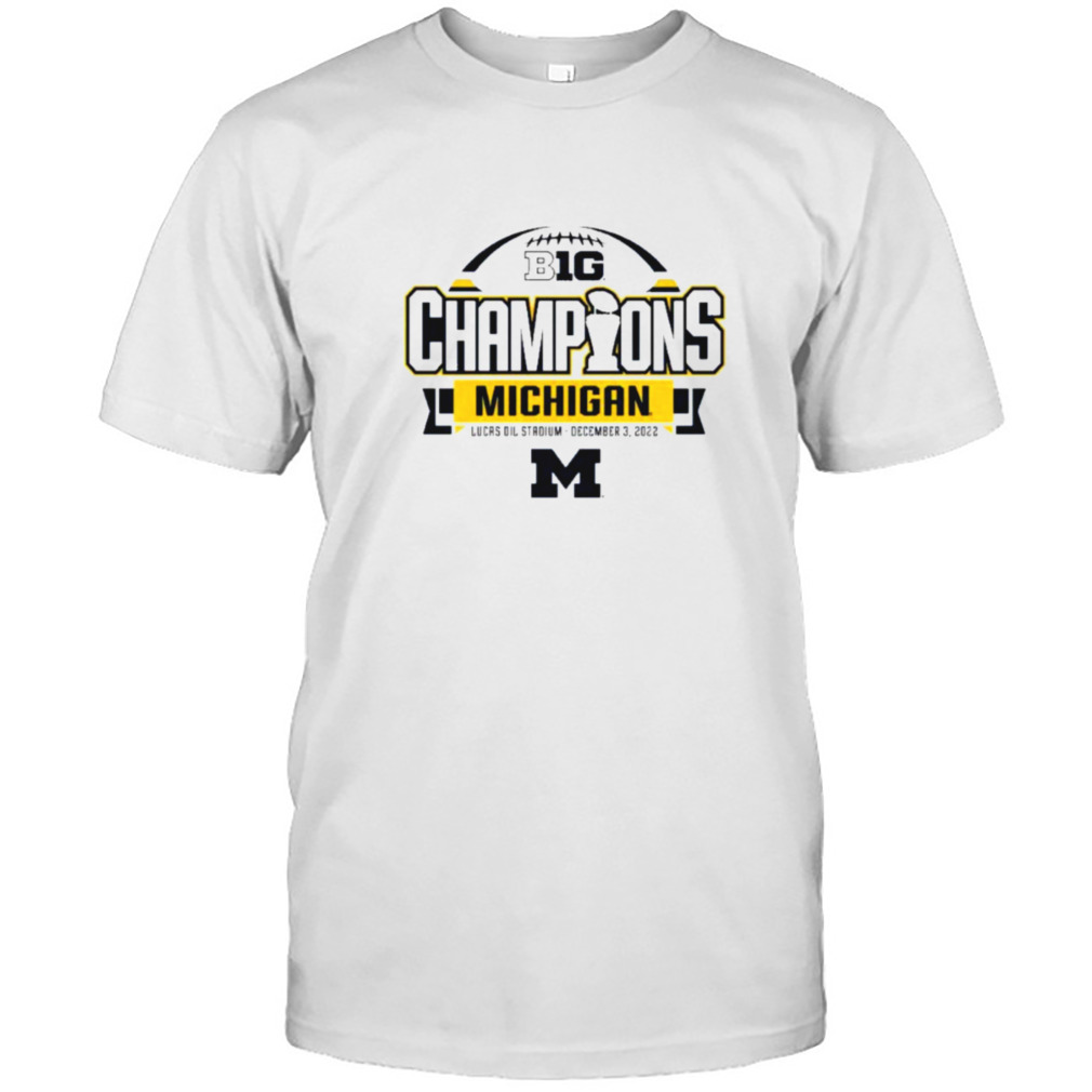 Michigan Wolverines 2022 Big Ten Football Conference Champions T-Shirt