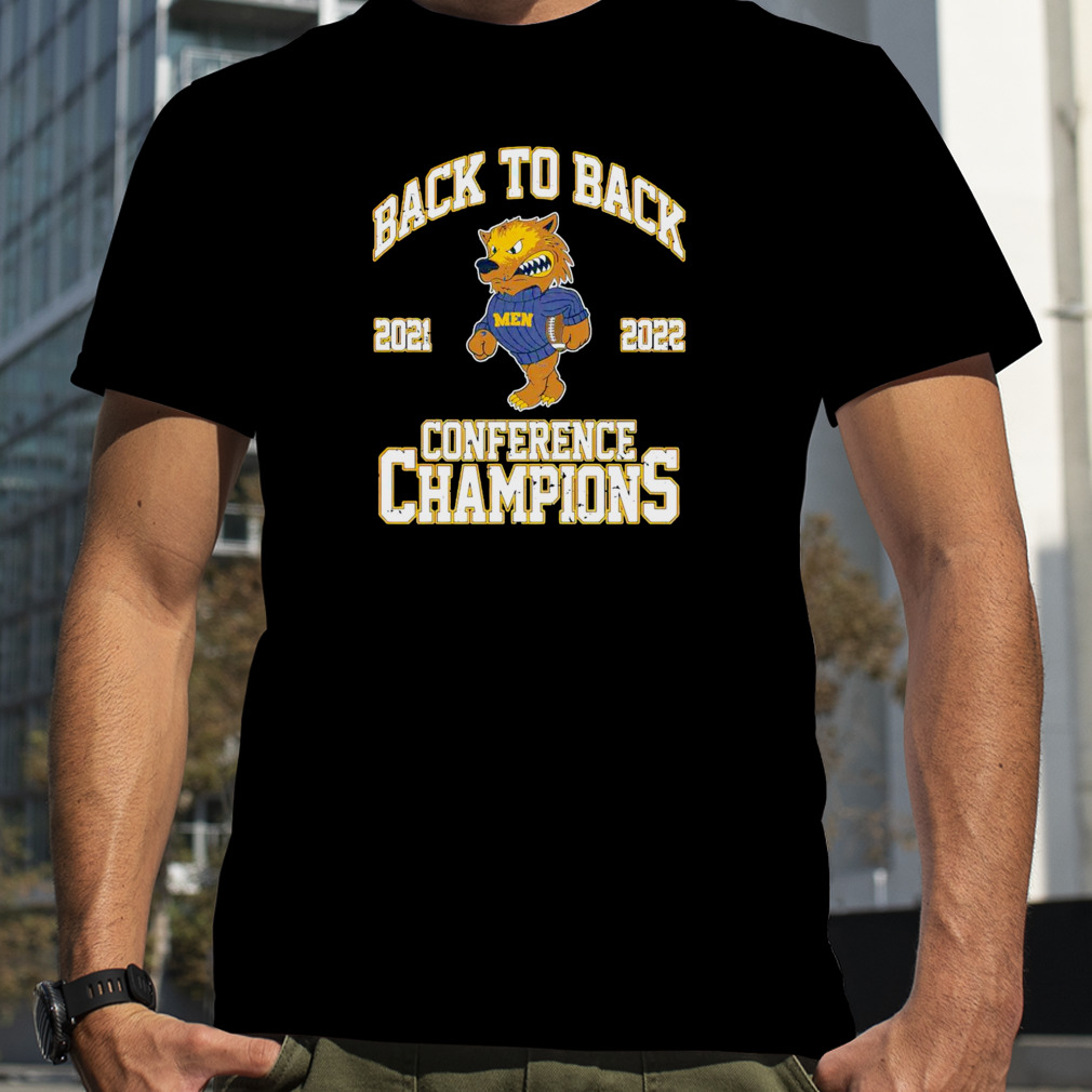 Michigan Wolverines back to back 2022 conference champions shirt