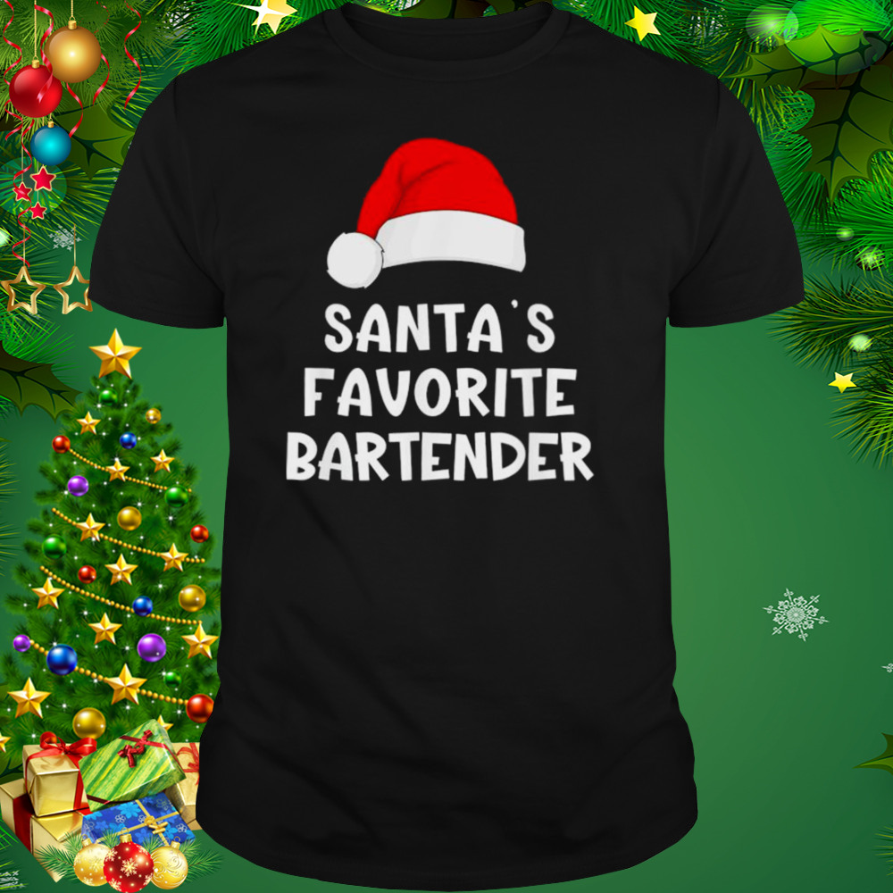 Santa’s Favorite Bartender 2022 Merry Christmas sweatshirt