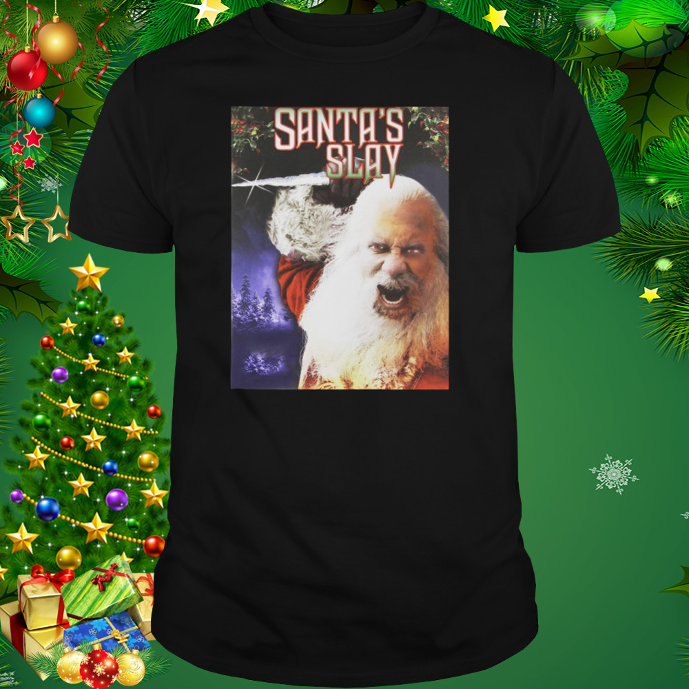 Santa’s Slay Horror Movie Vintage 90s shirt