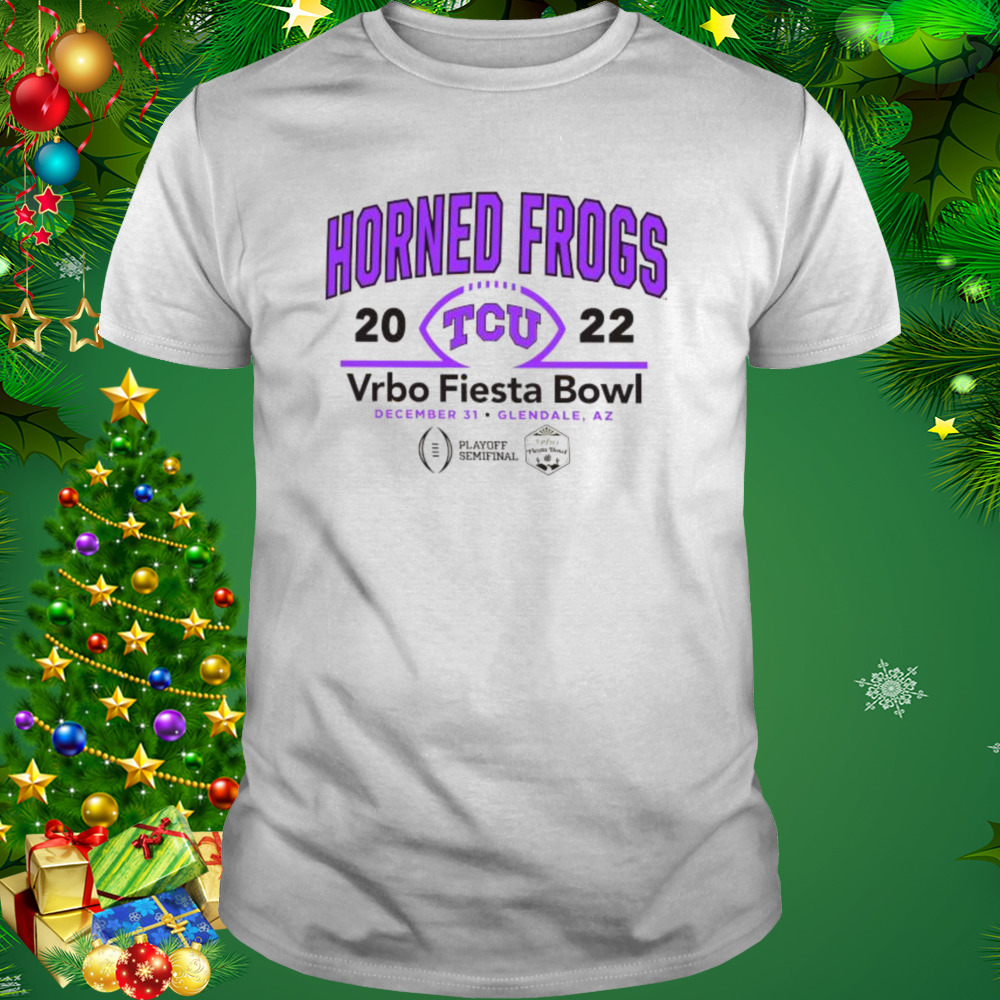 2022 CFP Semifinal Vrbo Fiesta Bowl TCU Team Logo shirt 1 Unisex shirt