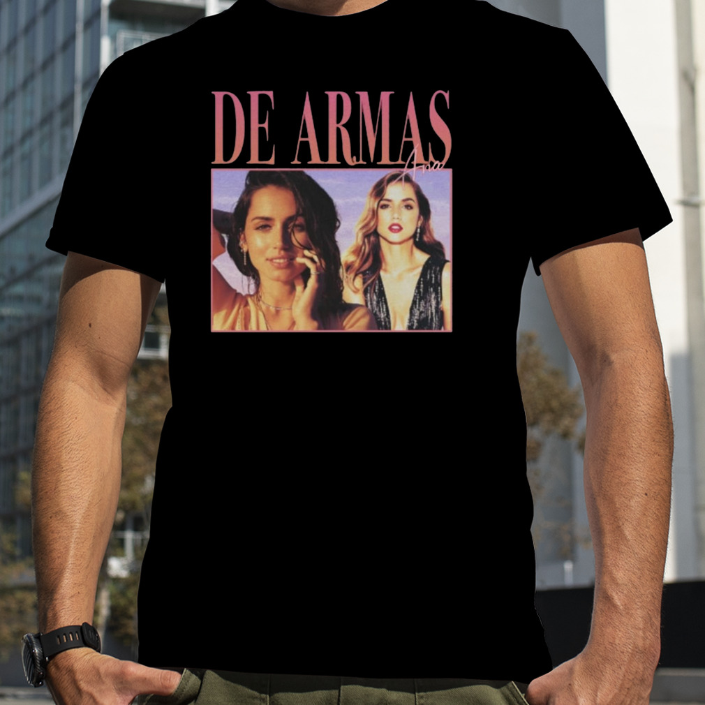 Ana De Armas Knives Out Retro Homepage shirt