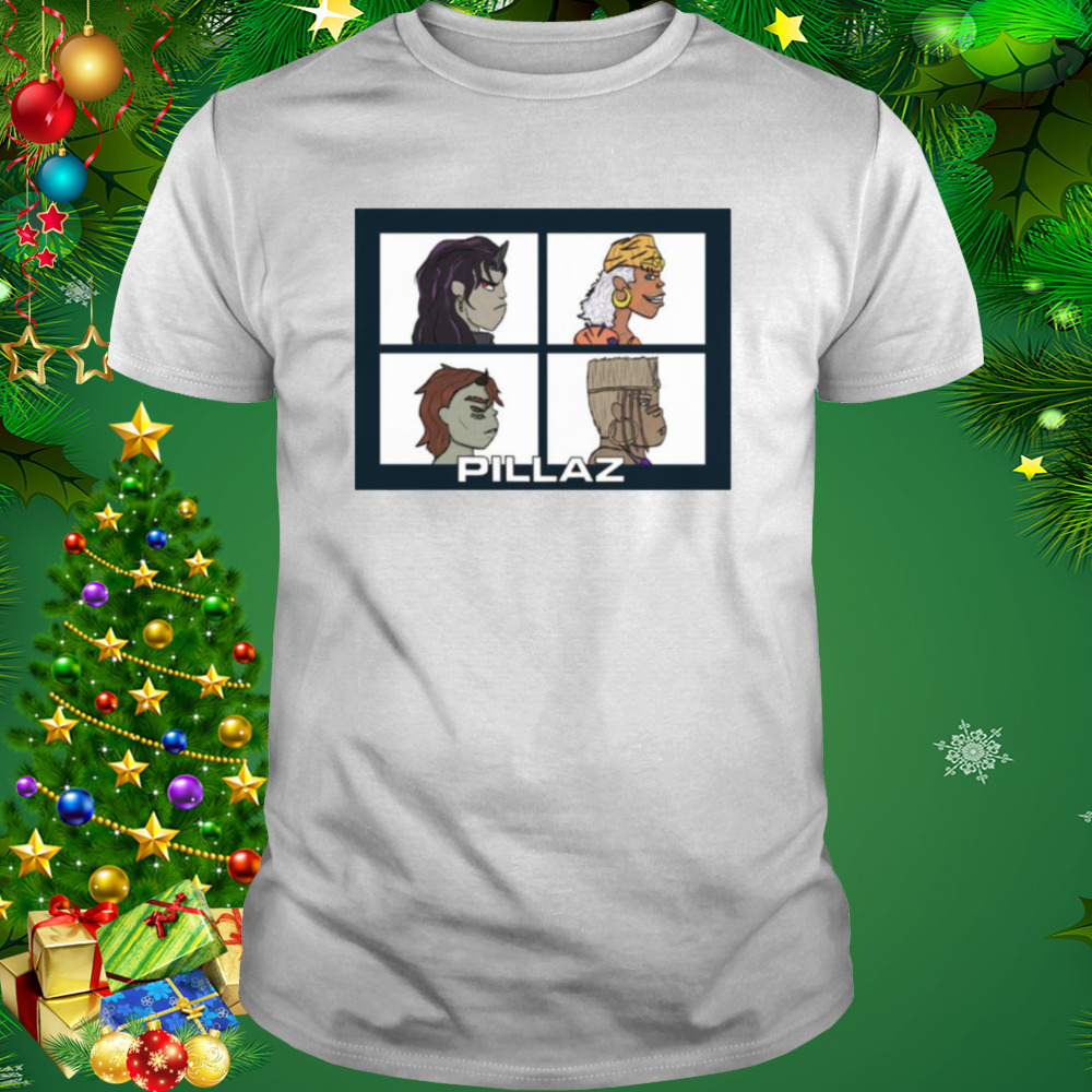 Awaken My Pillaz JoJo’s Bizarre Adventure X Gorillaz shirt 1 Unisex shirt