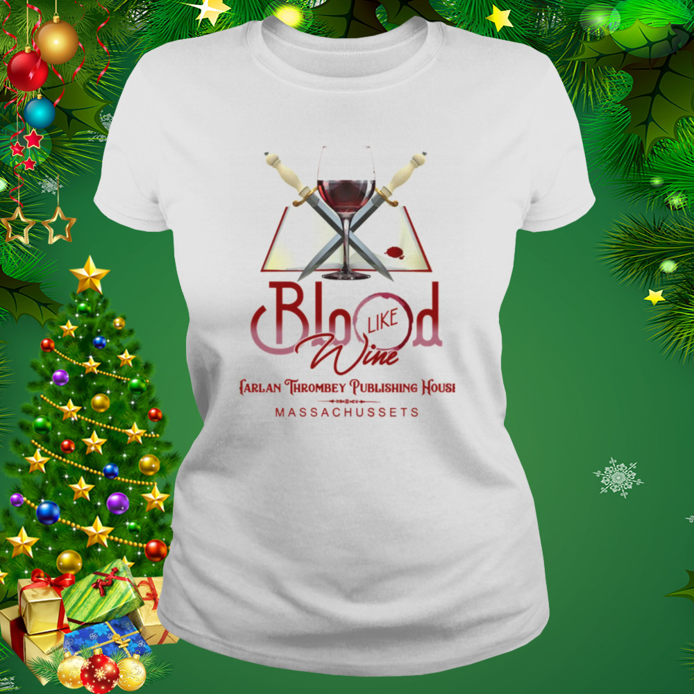 Blood Like Wine Publishers Glass Onion Knives Out shirt 2 Women's shirt