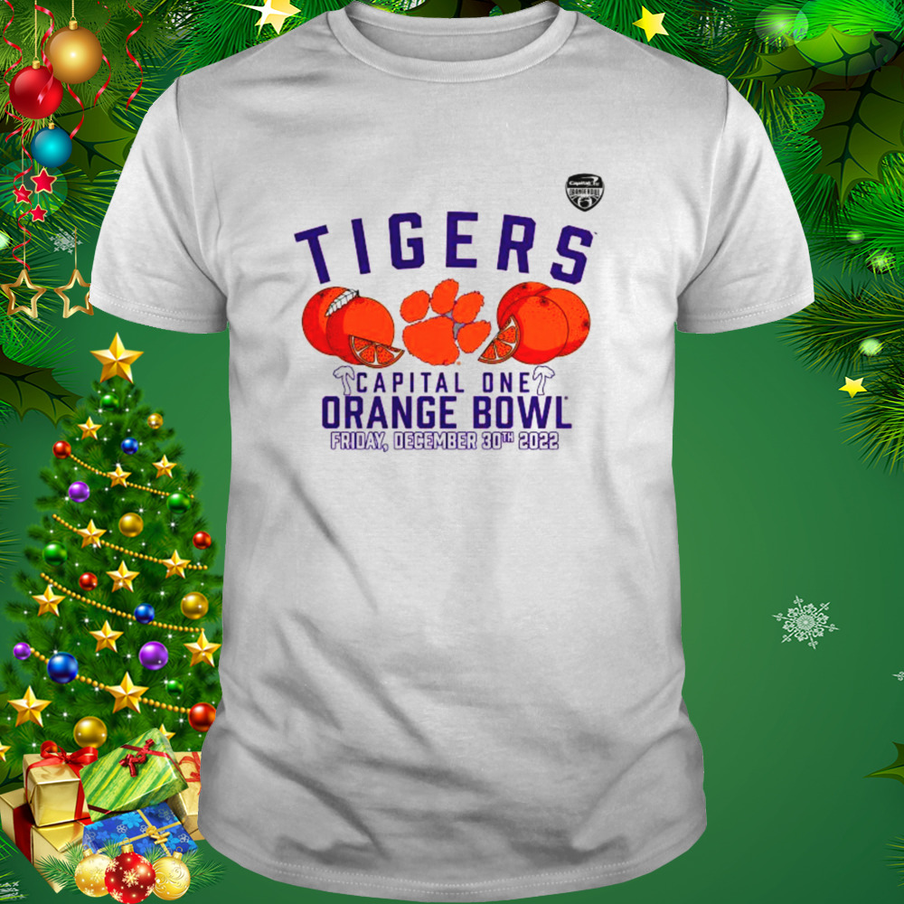 Clemson Tigers 2022 Capital one Orange Bowl shirt
