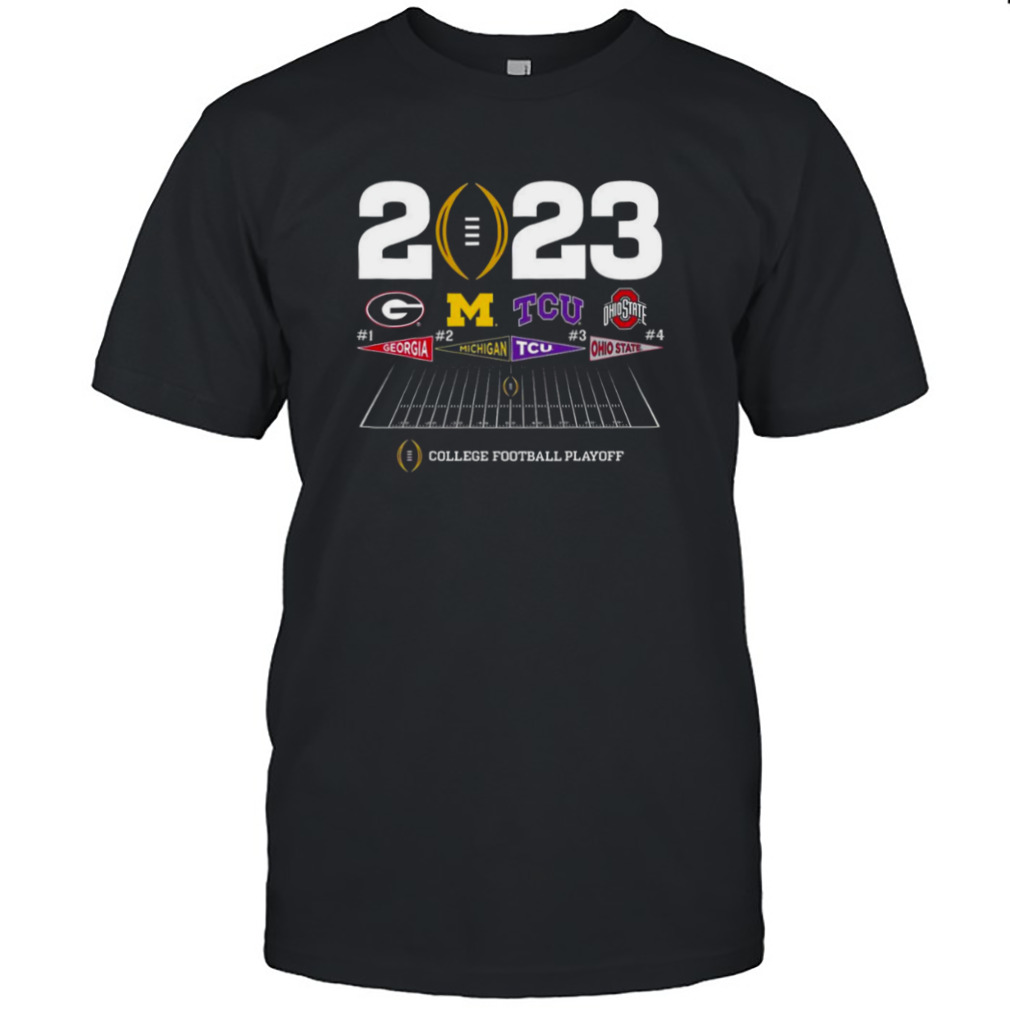 College Football Playoff 4 Team Announcement 2023 Shirt