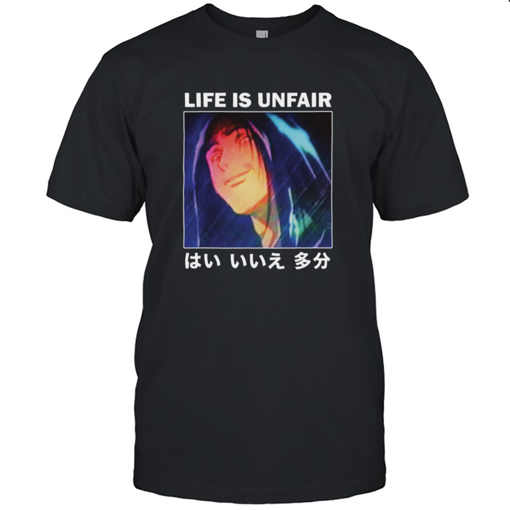 Japanese Malcolm In The Middle Life Is Unfair shirt