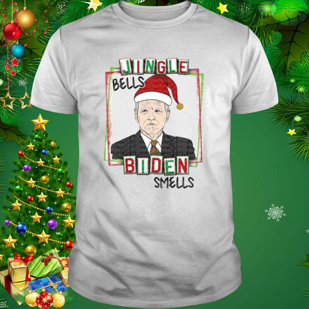 Jingle Bells Biden Smells Joe Biden Happy New Year Merry Christmas USA shirt