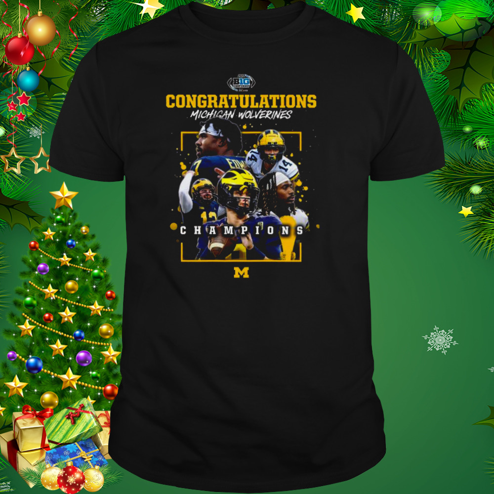 Michigan Wolverines 2022 Congratulations Champions shirt