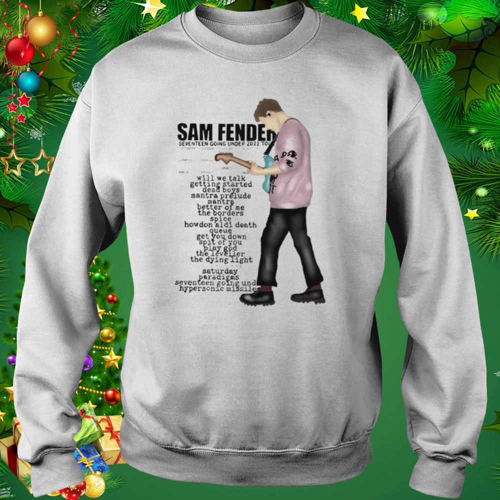Sam Fender Seventeen Going Under 2022 Tour shirt 5 Sweat shirt