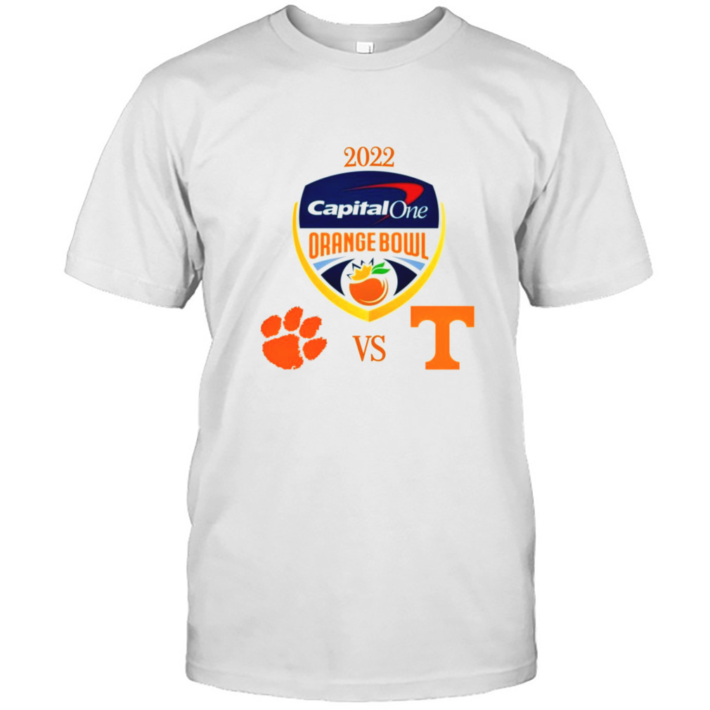 clemson Tigers vs Tennessee Volunteers Capital One Orange Bowl 2022 shirt