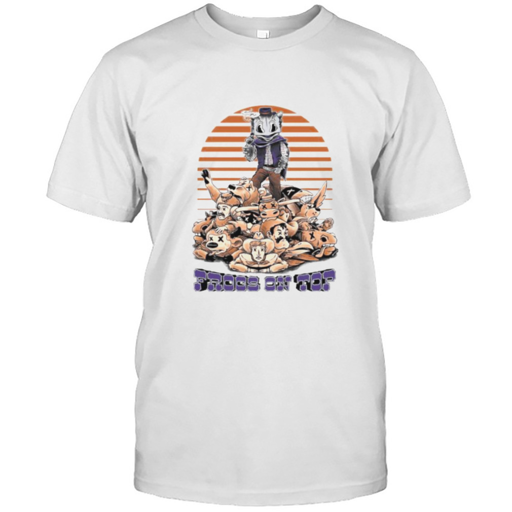 frogs on top TCU Horned Frogs football shirt