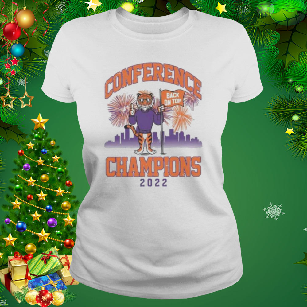Clemson Tigers Back On Top Conference Champions 2022 Shirt 2 Women's shirt