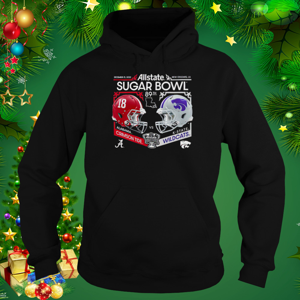 Crimson Tide vs Wildcats 89th allstate sugar bowl shirt 4 Hoodie tshirt