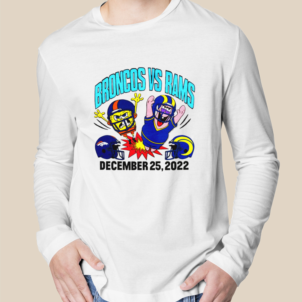 Nfl Shop Homage X SpongeBob Broncos Vs. Rams Matchup Hoodie