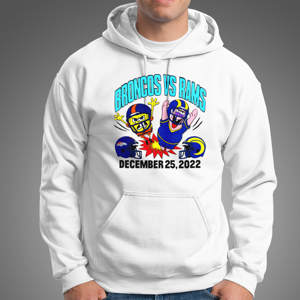 SpongeBob Denver Broncos Vs LA Rams 2022 shirt, hoodie, sweater