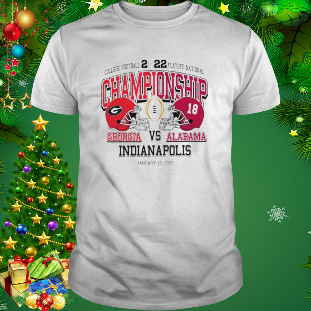 Georgia Bulldogs vs Alabama Crimson Tide College Football 2022 Playoff National Indianapolis shirt