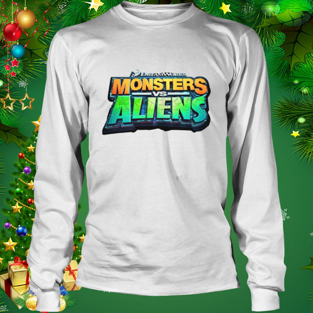 Monsters Vs Aliens Logo Cartoon shirt 3 Longsleeve shirt