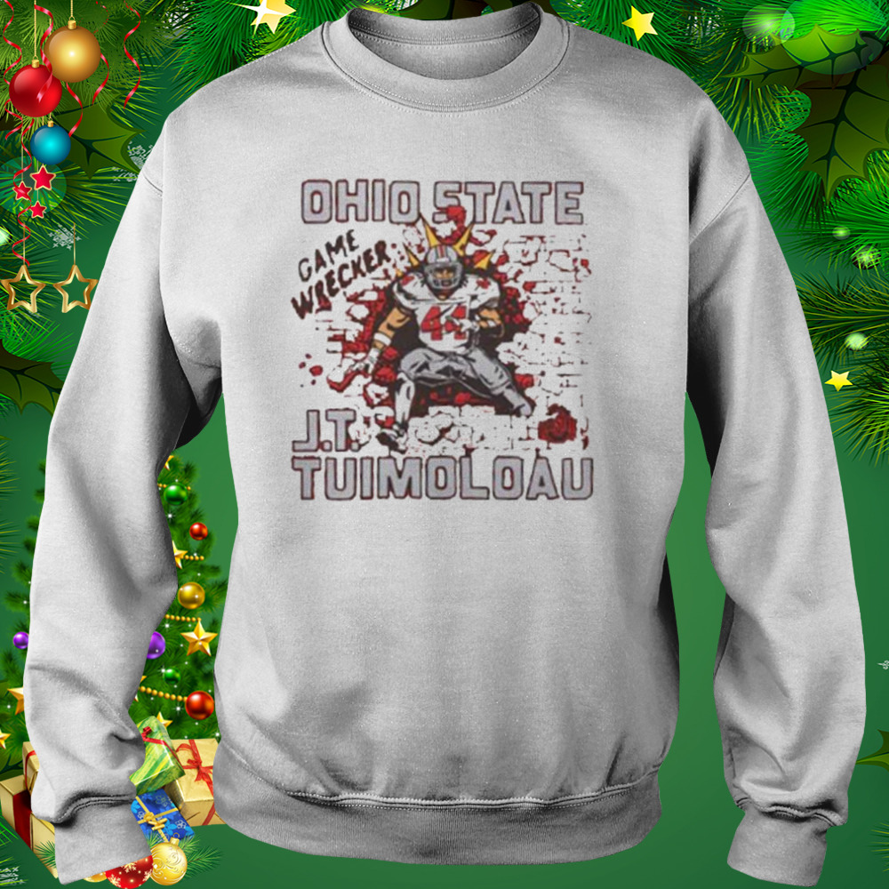 Ohio State J.T. Tuimoloau Game Wrecker Shirt 5 Sweat shirt